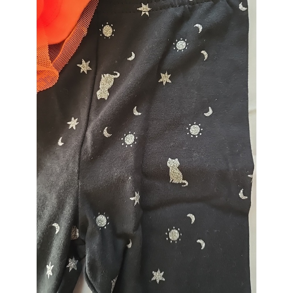 Nwt Carters Baby Girl 6 Months Orange Witch Tutu Halloween Outfit Pant Bodysuit - Picture 3 of 5